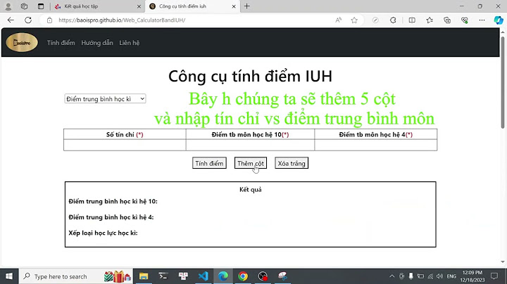 Cách tính điểm trung bình tích lũy hcmue năm 2024