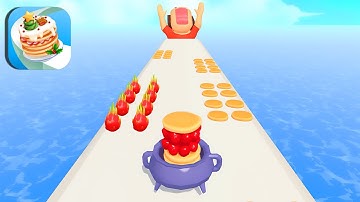 PANCAKE RUN🥞🧁🥞All Levels Gameplay Walkthrough Android,ios