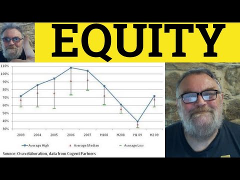 🔵 Equity Meaning - Equity Examples -  Equity Definition - Equity Law Finance Unions - ESL