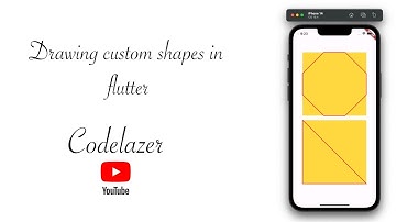 Drawing custom shapes including triangle,square,trapezium and others using custom painter in flutter