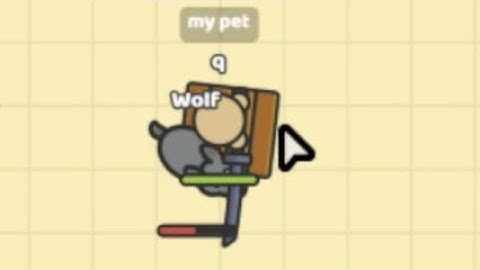 Sploop.io - How to pet a wolf :v