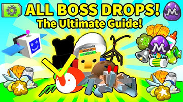 🔥✨ ALL BOSS MOB DROPS Bee Swarm Simulator! Defeating all Boss Mob Drops Chances 2023 Beesmas Update!