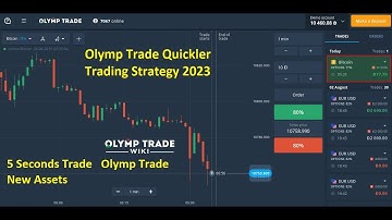 Olymp Trade Quickler Trading Strategy 2023 5 Seconds Trade Olymp Trade New Assets