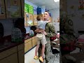 Soldier surprises brother