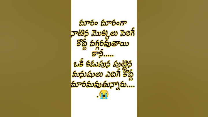 ఒకే కడుపున పుట్టిన ఎదిగేకొద్దీ దూరమవుతున్నారు 😭