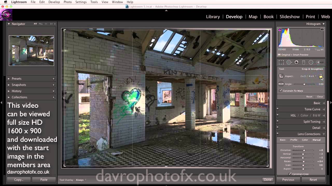 Adding a Lighting Effect in Lightroom 5 YouTube