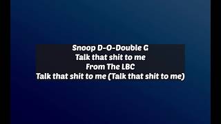 Snoop Dogg   Talk Dat Shit To Me  Lyrics  ft  Kokane (Eminem Diss)