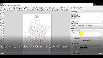 HOW TO USE GIS TOOL (QGIS) WITH PYTHON CODE TO PRODUCE FINAL SURVEY MAP