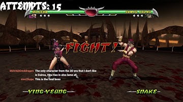 Murdoink vs Shang Tsung in Mortal Kombat Deception Konquest