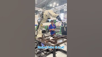 Robot hàn 6 trục dancer chuyên nghiệp tại nhà máy cơ khí