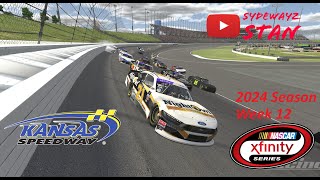 2024 iRacing NASCAR Xfinity Series full season at Kansas -- Week 12/39 by Sydewayz Stan 20 views 2 weeks ago 57 minutes