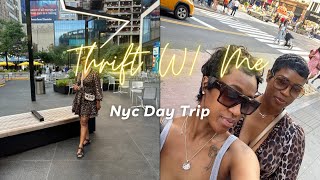 Thrift With Me | NYC Day Trip | Sneak Peek At My Rooftop Deck| Msglamdoll Tv