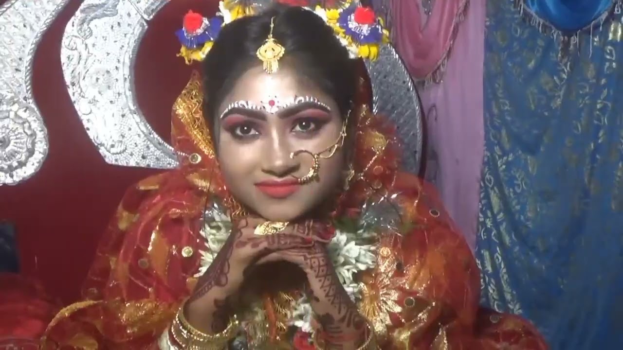 Akash ki Rong Janina  bengali Romantic wedding song      Sanjib  Rita wedding 