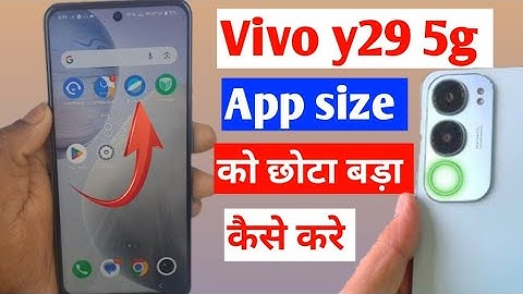 Vivo Y29 5G App ka size Chota Kaise Kare | Change Android App Icon Size Vivo Y29 5G