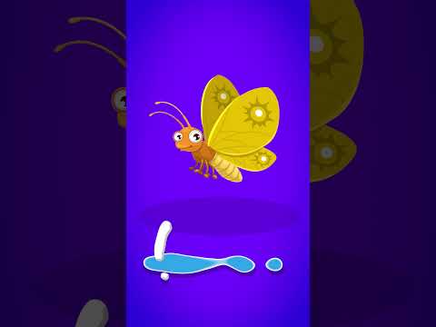 Учим насекомых: пчела, бабочка, муравей, стрекоза, божья коровка