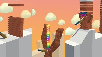 Very satisfying and relaxing ASMR slicing game | part 73