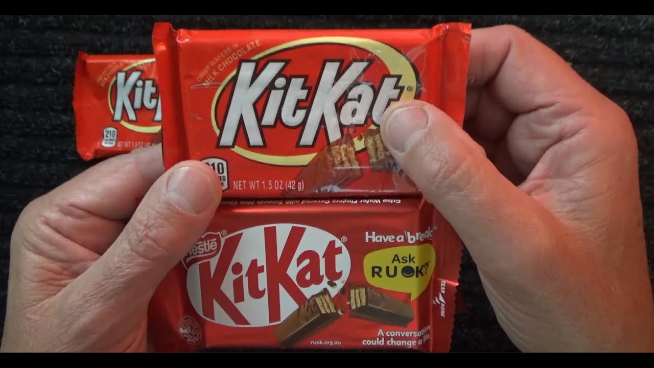 ASMR Whispering & Eating Kit Kats Australia V USA Australian Accent