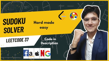 Sudoku Solver | Google Interview Question | Backtracking Made Easy