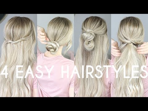 4-easy-hairstyles-for-medium-hair-&-long-hair