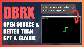 DBRX: The FAST & BEST OpenSource LLM right now! This AI codes better than LLAMA, GPT & CLAUDE