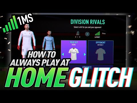 FIFA 21 GLITCH OMG!!! PLAY EVERY GAME AT HOME!! BEST CONNECTION, EASY FUT WINS AND COINS??