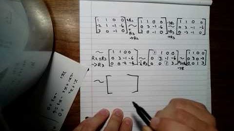 Linear Algebra I Basic Row Reduced Echelon Form from Linear equations EXAMPLE 1