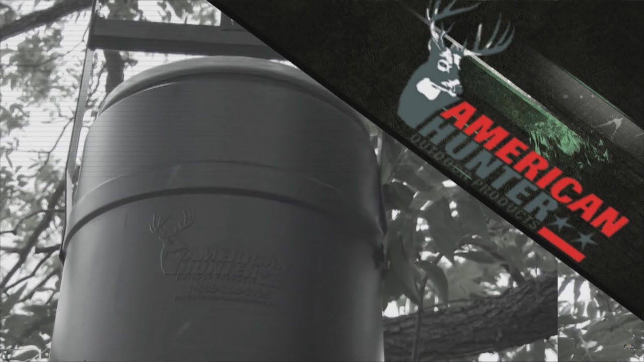 225 Pound Hanging Feeder By American Hunter Youtube