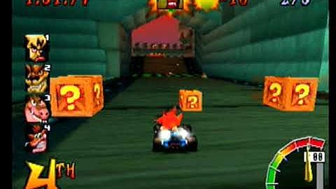 CTR Crash Team Racing: Arcade: Cortex Castle: Single: Hard: 3 Laps [Race Time] - Playstation 1