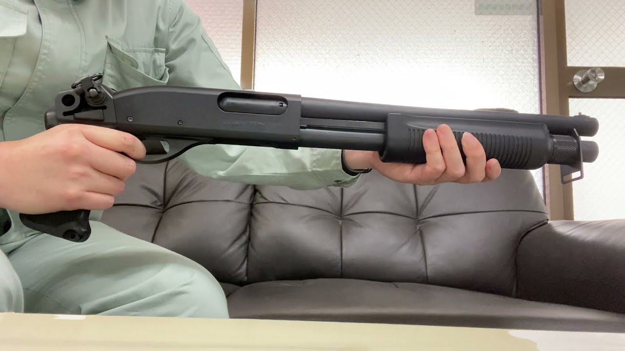The Best Indoor Gun Ever? - Tanaka M870 Marine Magnum (HD