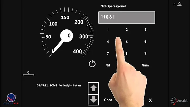 INVENSYS RAIL DIMETRONIC ERTMS DMI (SEVİYE 0 BAŞLATMA)