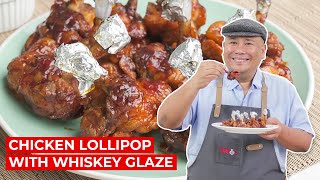 Chicken Lollipop with Whiskey Glaze Recipe