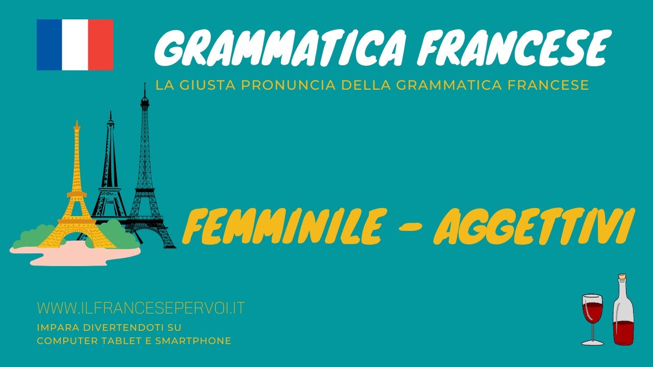 IL FEMMINILE DEGLI AGGETTIVI IN FRANCESE - VIDEO CORSO FRANCESE ...