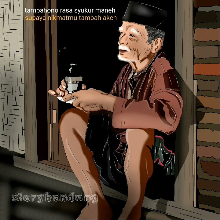 Story wa animasi || nyawang sambil ngopi