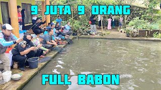 MANCING BORONGAN FULL BABON !! GURAME & PATIN SPECIAL TAHUN BARU 2024 | HARGA 9 JUTA 9 ORANG