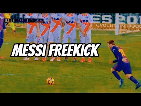 Messi’s freekick!