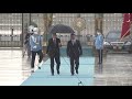 Президент Садыр Жапаров менен Түркия Президенти Режеп Тайып Эрдогандын расмий жолугушуу аземи болду