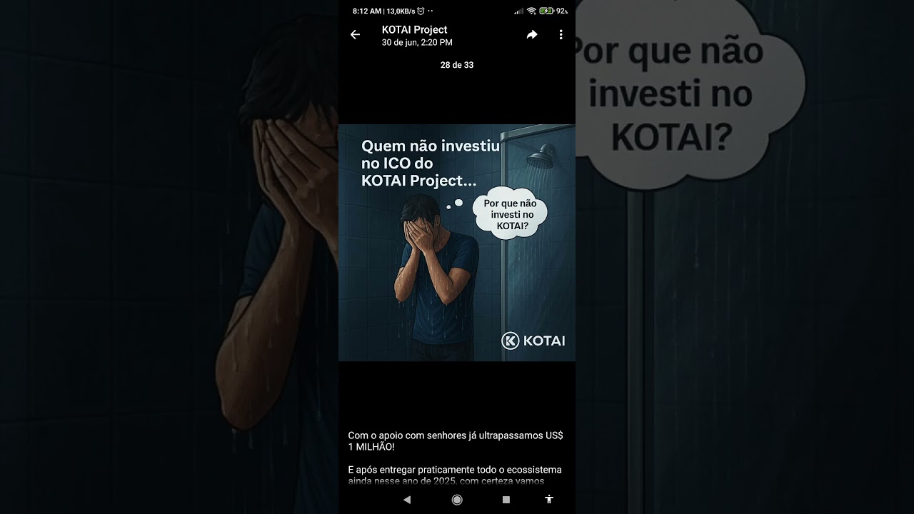 Kotai Project - 1 milhão de dólares no ICO Pré venda 😁 30/06/2025