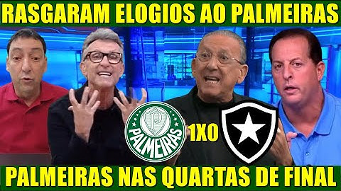 🔥 GALVÃO BUENO, PVC, BENJA RASGAM ELOGIOS AO VERDÃO!PALMEIRAS 1 X 0 BOTAFOGO – CLASSIFICAÇÃO NA RAÇA
