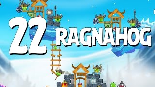 Angry Birds Seasons Ragnahog Level 1-22 Walkthrough 3 Star