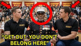 Two Guards Asked Black Marine to Leave His Son’s Graduation — Then Six SEALs Silenced the Room