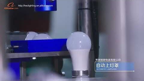 Led bulb automatic assembly line