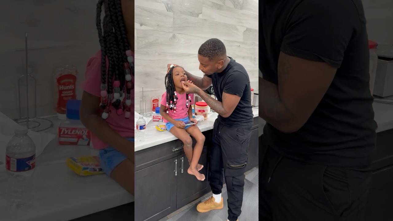 I pulled her tooth out today 