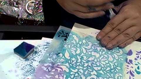 Niki Meiners Demonstrates Using Crafters Workshop Templates