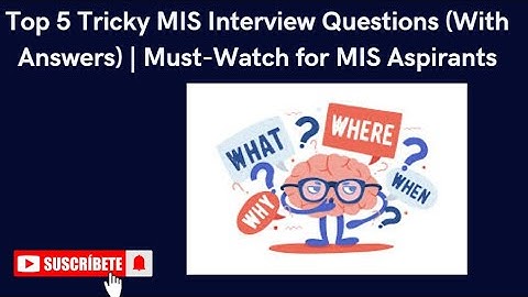 Top 5 Tricky MIS Interview Questions (With Answers) | Must-Watch for MIS Aspirants. #Excel #VBA