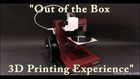 Afinia H-Series 3D Printer - Printing the 2012 Olympic Rings!