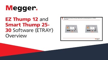EZ Thump 12 and Smart Thump 25-30 - Software (ETRAY) Overview