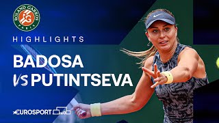 Paula Badosa vs Yulia Putintseva | Round 2 | French Open 2024 Highlights 🇫🇷