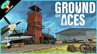 Massive Barracks Build - Dominating the Base! Ground of Aces 2025 Gameplay