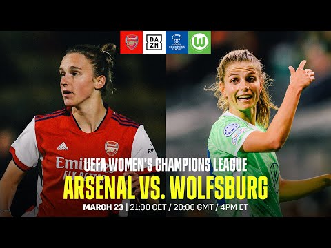 Arsenal vs. Wolfsburg | UEFA Women’s Champions League Quarter-final First Leg Full Match