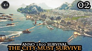 Age Of EXPLORATION  Anno 1800 SURVIVAL || HARDCORE City Builder Hardmode Challenge Part 02